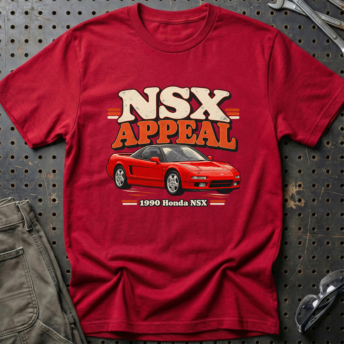 
Honda NSX 1990 – NSX Appeal T-Shirt – Rød