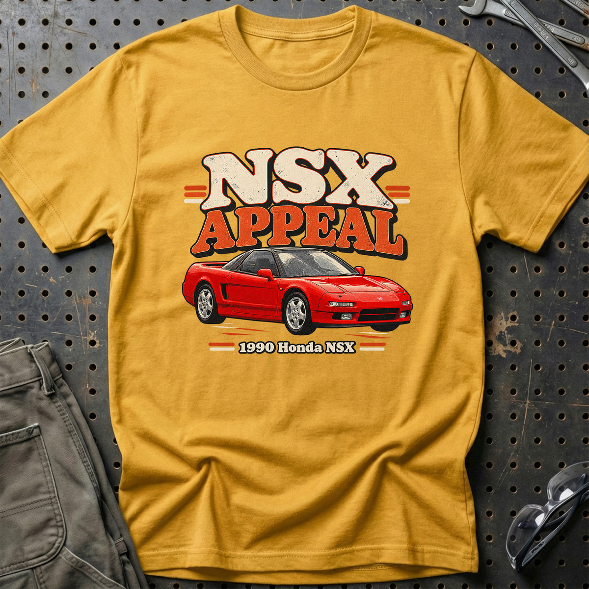 
Honda NSX 1990 – NSX Appeal T-Shirt – Guld
