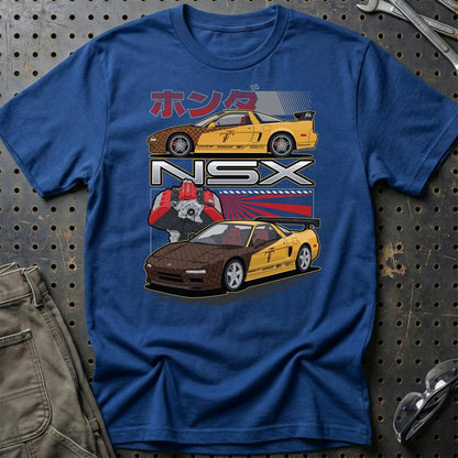 Honda NSX Fast And Furios Cars - Unisex T-Shirt-Beklædning-Honda-Blå Royal-S-Garage Culture Shop- garage - man cave - merchandise