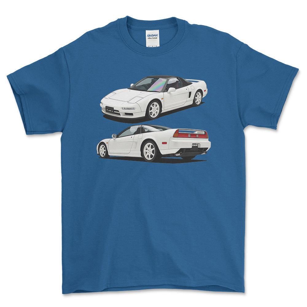Honda NSX-R 1995 - Unisex T-Shirt-Beklædning-Honda-Blå Royal-S-Forside-Garage Culture Shop- garage - man cave - merchandise