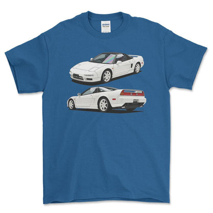 Honda NSX-R 1995 - Unisex T-Shirt-Beklædning-Honda-Blå Royal-S-Forside-Garage Culture Shop- garage - man cave - merchandise