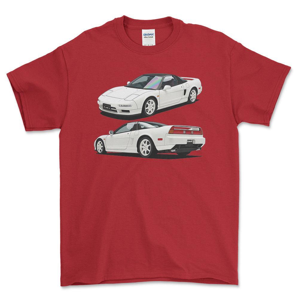 Honda NSX-R 1995 - Unisex T-Shirt-Beklædning-Honda-Rød-S-Forside-Garage Culture Shop- garage - man cave - merchandise