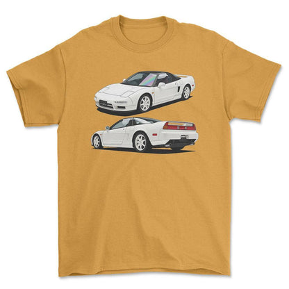 Honda NSX-R 1995 - Unisex T-Shirt-Beklædning-Honda-Guld-S-Forside-Garage Culture Shop- garage - man cave - merchandise
