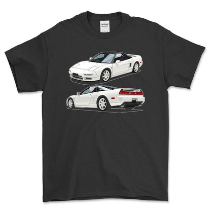 Honda NSX-R 1995 - Unisex T-Shirt-Beklædning-Honda-Sort-S-Forside-Garage Culture Shop- garage - man cave - merchandise