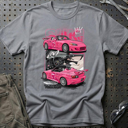 Honda S2000 Suki Fast And Furios Cars - Unisex T-Shirt-Beklædning-Honda-Grå Sport-S-Garage Culture Shop- garage - man cave - merchandise