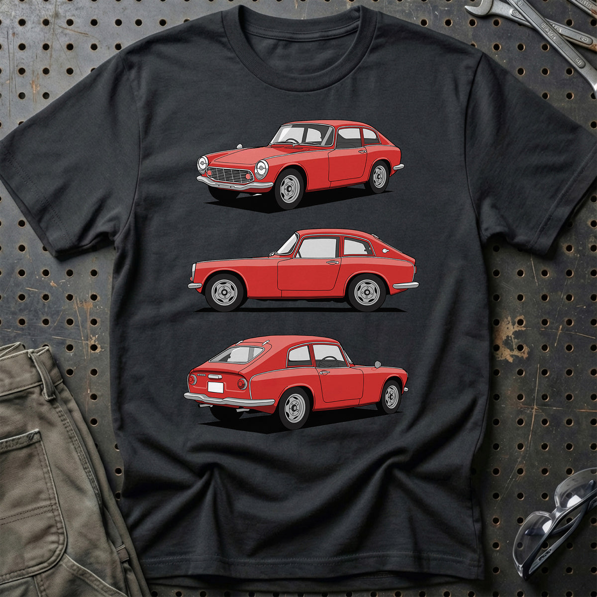 
Honda S600 Coupe Unisex T-Shirt – Sort – print foran