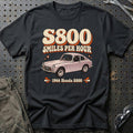 
Honda S800 1966 – S800 Smiles per Hour T-Shirt – Sort