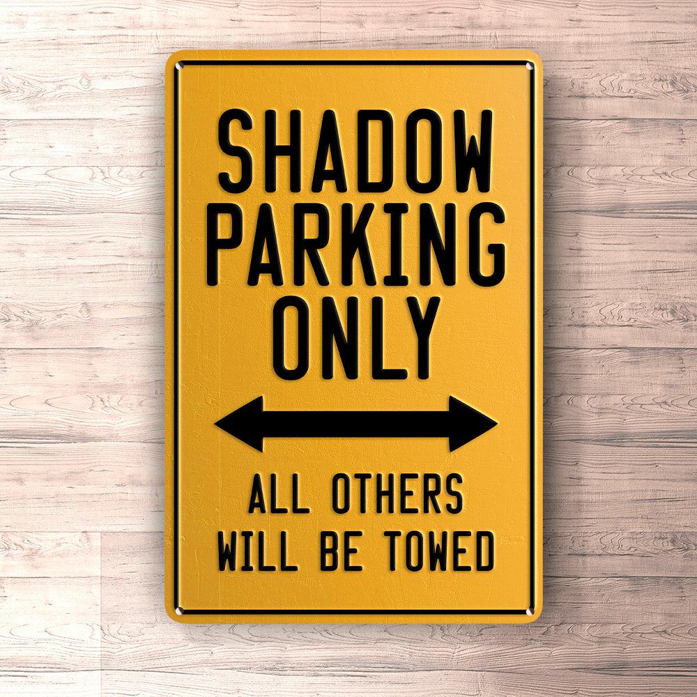 Honda Shadow Parking Only Skilte, Musemåtte, Dørmåtte , Plakat-Parking skilte-Honda-Garage Culture Shop- garage - man cave - merchandise