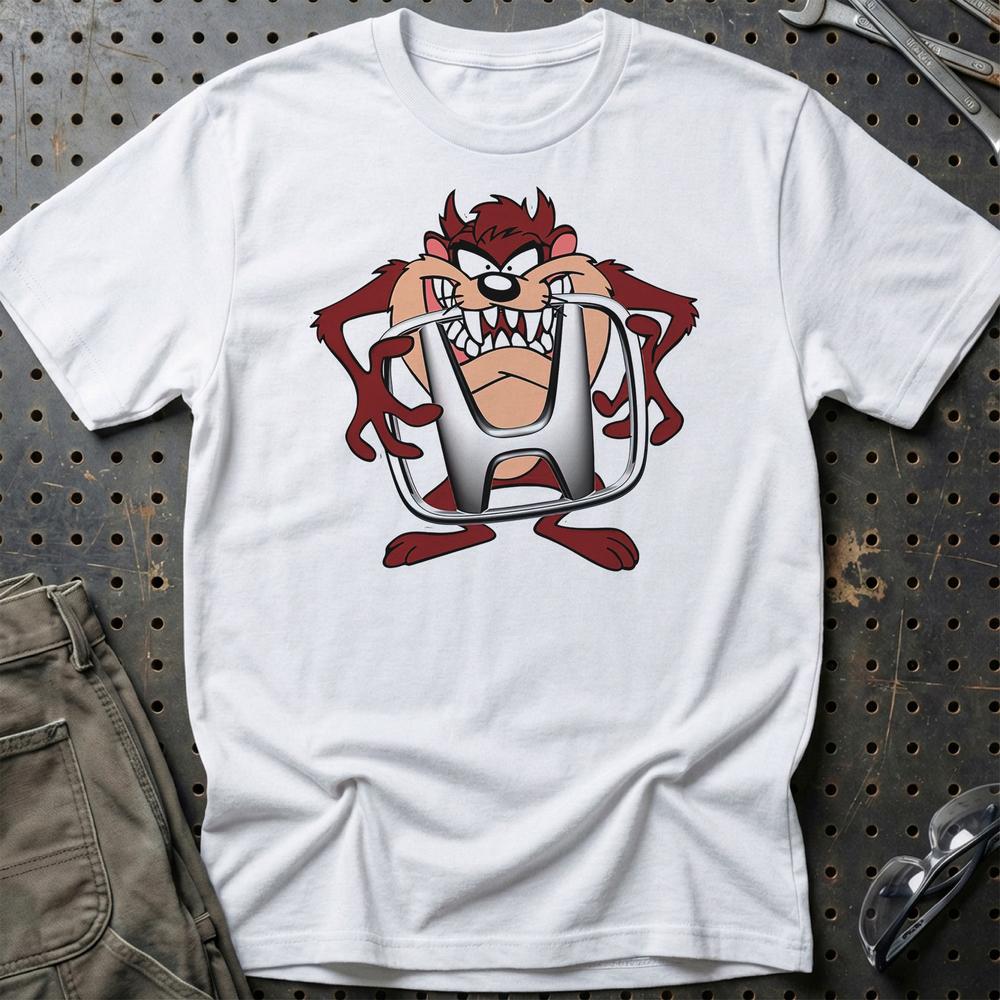 Honda TAZ T-Shirt-Beklædning-Honda-Hvid-S-Garage Culture Shop- garage - man cave - merchandise
