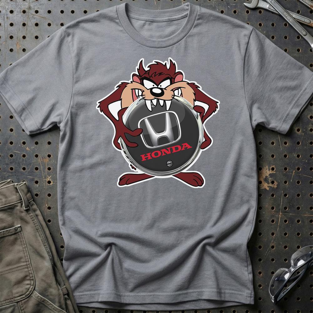 Honda TAZ T-Shirt-Beklædning-Honda-Grå Sport-S-Garage Culture Shop- garage - man cave - merchandise