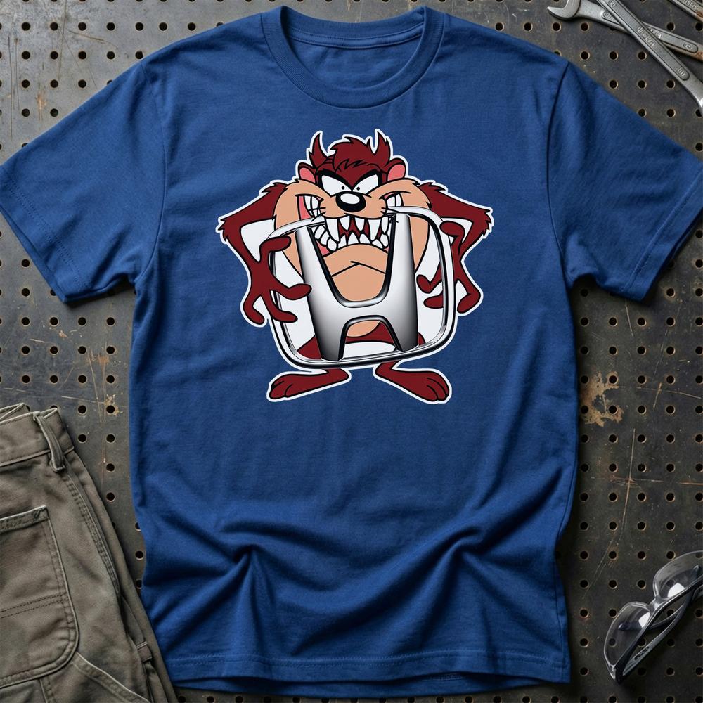Honda TAZ T-Shirt-Beklædning-Honda-Blå Royal-S-Garage Culture Shop- garage - man cave - merchandise