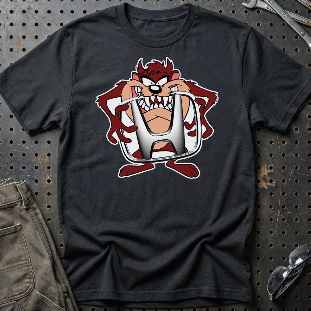 Honda TAZ T-Shirt-Beklædning-Honda-Sort-S-Garage Culture Shop- garage - man cave - merchandise