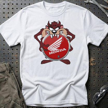 Honda TAZ Unisex T-Shirt , Bomuld-Beklædning-Honda-Hvid-S-Garage Culture Shop- garage - man cave - merchandise