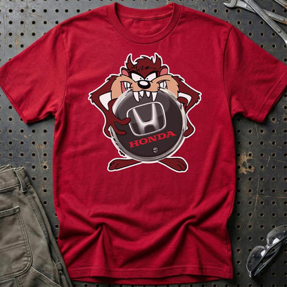 Honda TAZ Unisex T-Shirt , Bomuld-Beklædning-Honda-Rød-S-Garage Culture Shop- garage - man cave - merchandise
