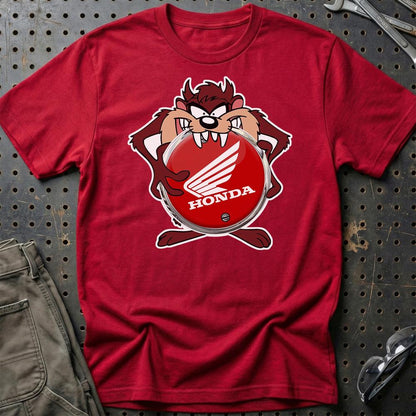 Honda TAZ Unisex T-Shirt , Bomuld-Beklædning-Honda-Rød-S-Garage Culture Shop- garage - man cave - merchandise