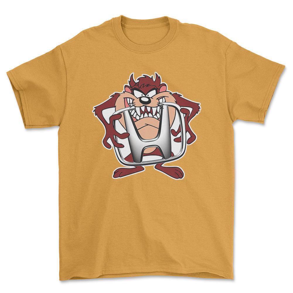 Honda TAZ Unisex T-Shirt , Bomuld-Beklædning-Honda-Guld-S-Forside-Garage Culture Shop- garage - man cave - merchandise
