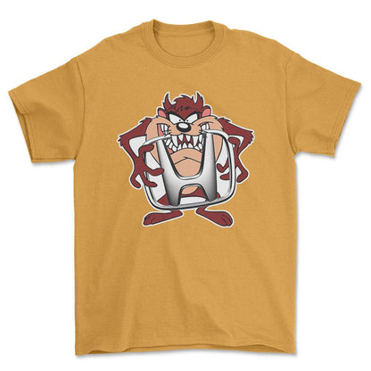 Honda TAZ Unisex T-Shirt , Bomuld-Beklædning-Honda-Guld-S-Forside-Garage Culture Shop- garage - man cave - merchandise