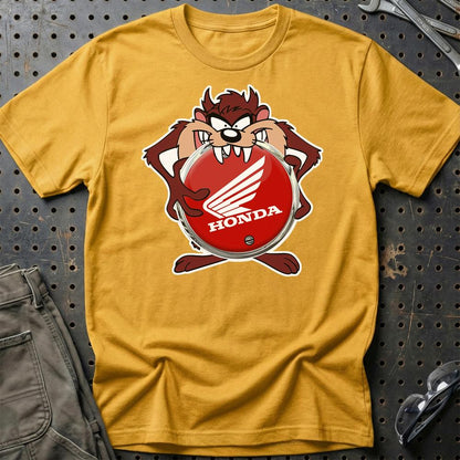 Honda TAZ Unisex T-Shirt , Bomuld-Beklædning-Honda-Guld-S-Garage Culture Shop- garage - man cave - merchandise