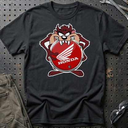 Honda TAZ Unisex T-Shirt , Bomuld-Beklædning-Honda-Sort-S-Garage Culture Shop- garage - man cave - merchandise