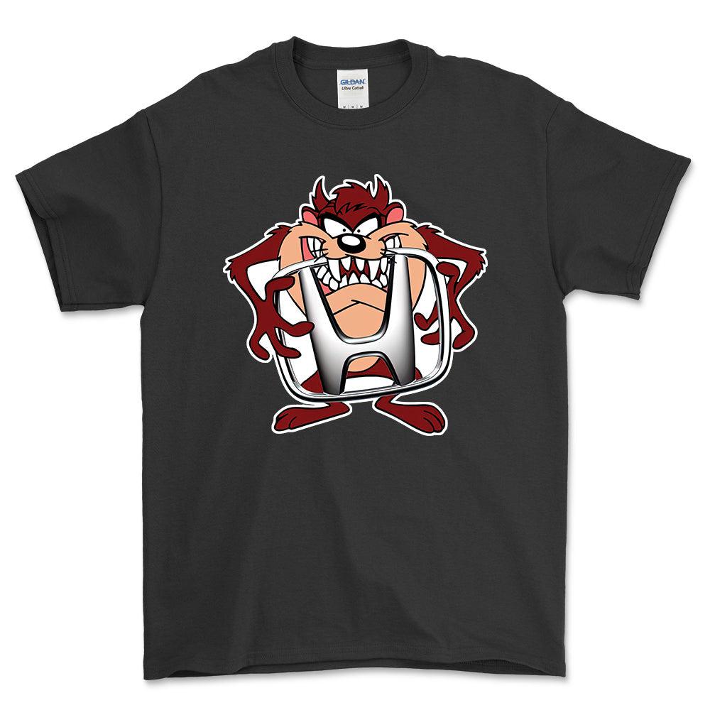 Honda TAZ Unisex T-Shirt , Bomuld-Beklædning-Honda-Sort-S-Forside-Garage Culture Shop- garage - man cave - merchandise