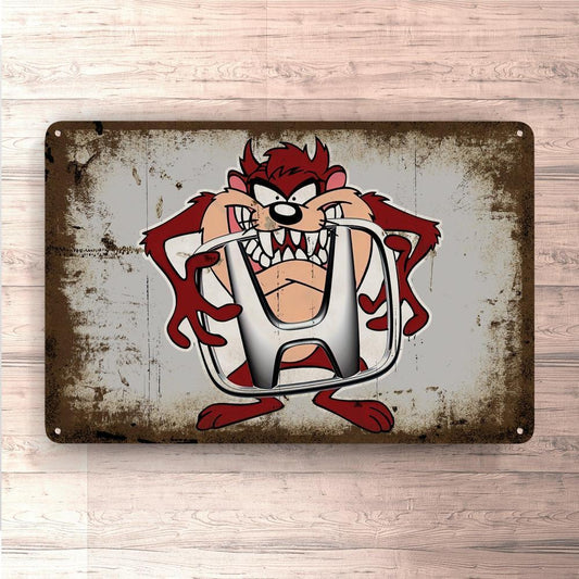 Honda Taz Vintage Skilte, Musemåtte, Dørmåtte , Plakat-Skilte-Honda-Garage Culture Shop- garage - man cave - merchandise