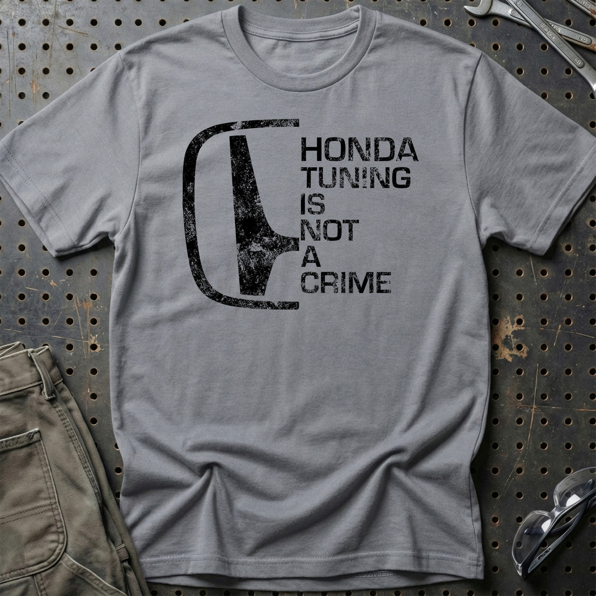 
Honda Tuning Is Not A Crime T-Shirt – Grå Sport