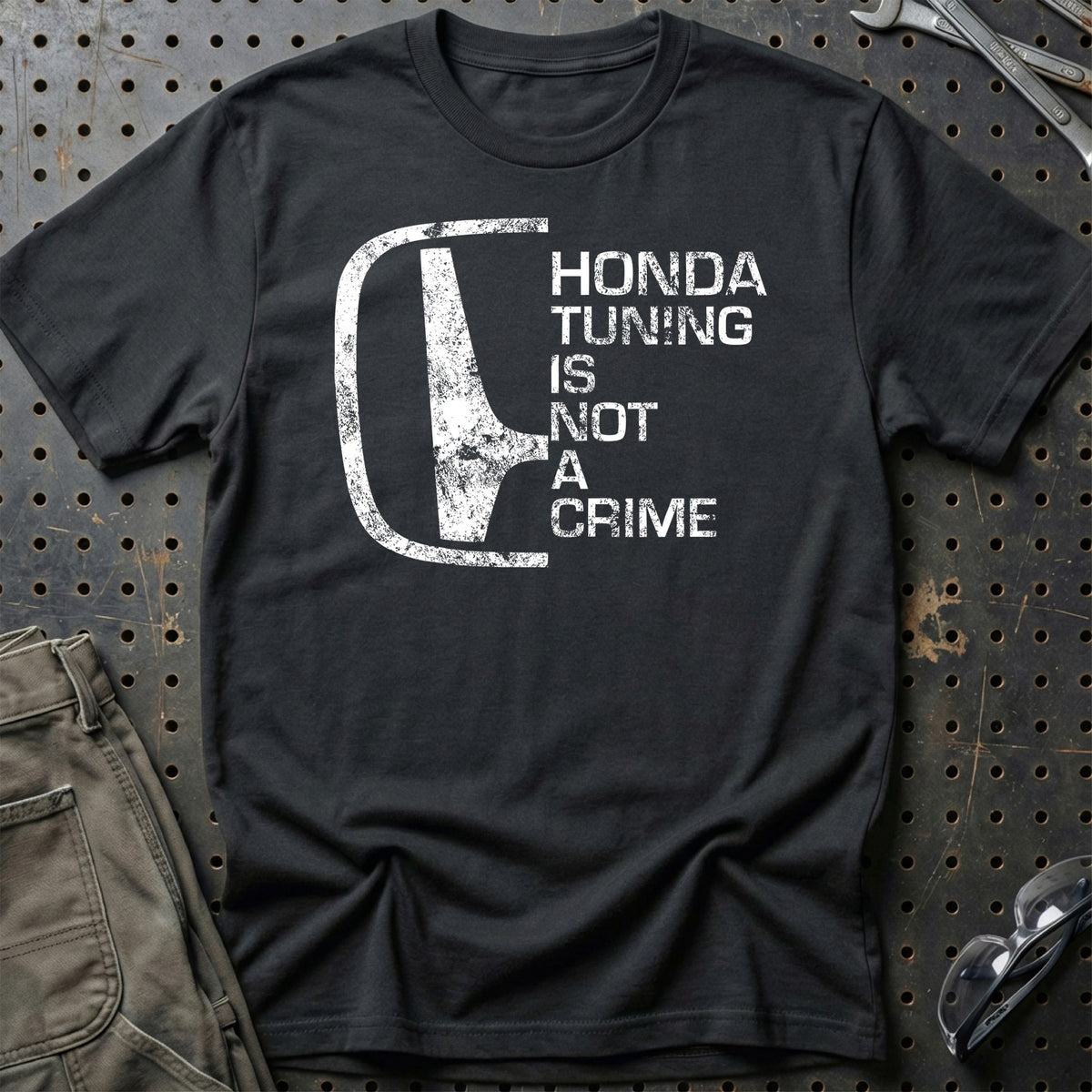 
Honda Tuning Is Not A Crime T-Shirt – Sort
