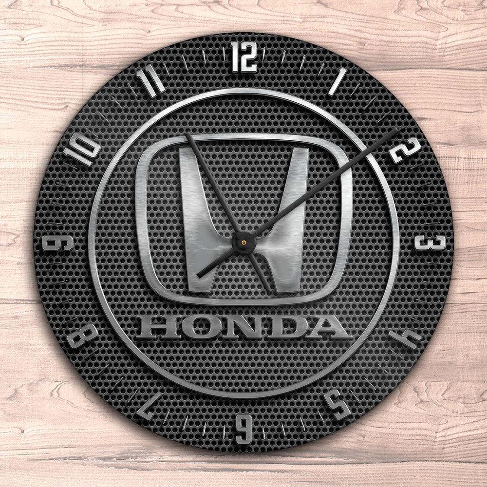 Honda Vægur Rundt-Clock-Honda-Garage Culture Shop- garage - man cave - merchandise