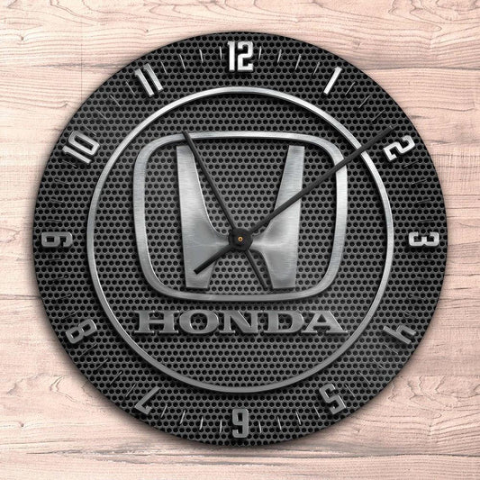 Honda Vægur Rundt-Clock-Honda-Garage Culture Shop- garage - man cave - merchandise