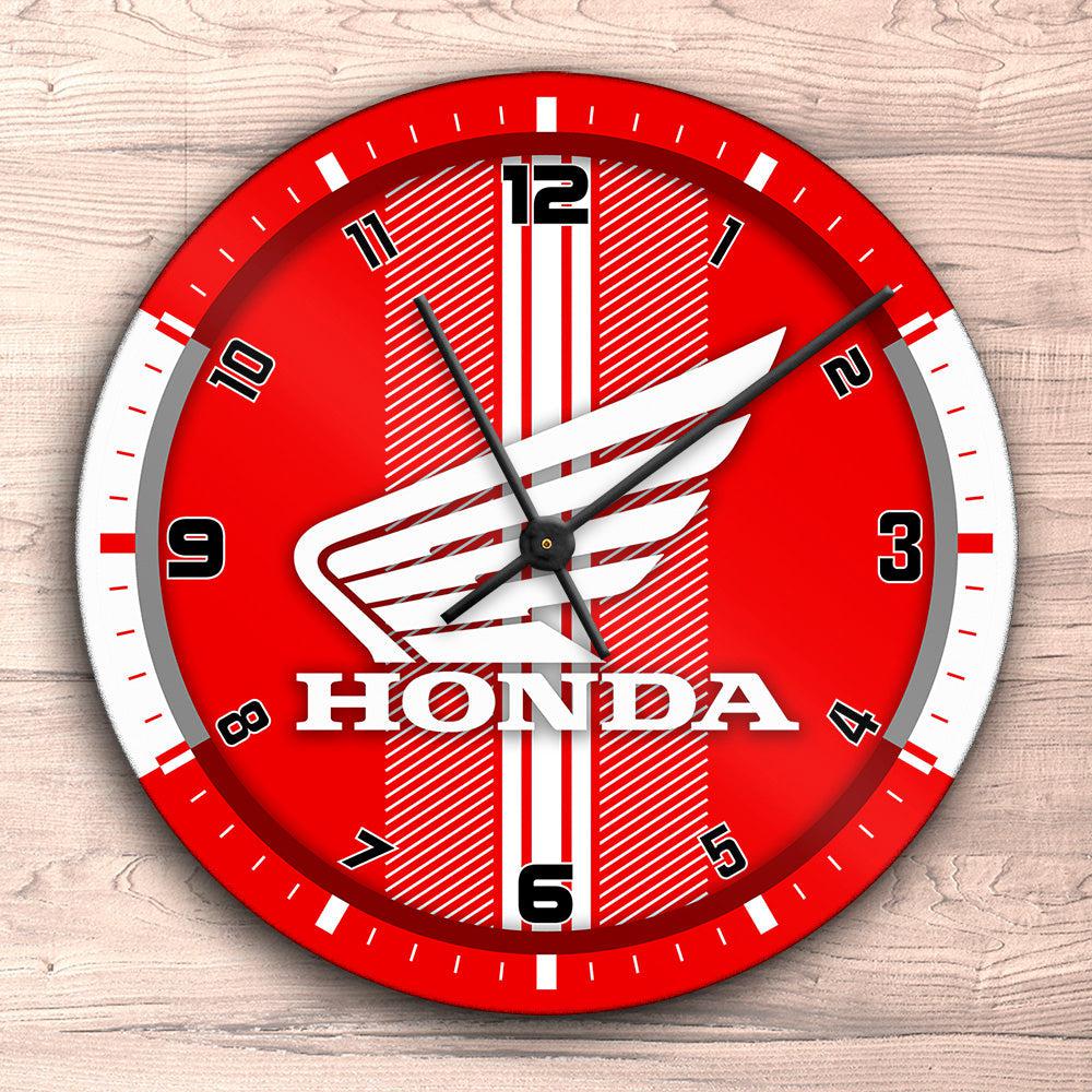 Honda Vægur Rundt-Clock-Honda-Garage Culture Shop- garage - man cave - merchandise