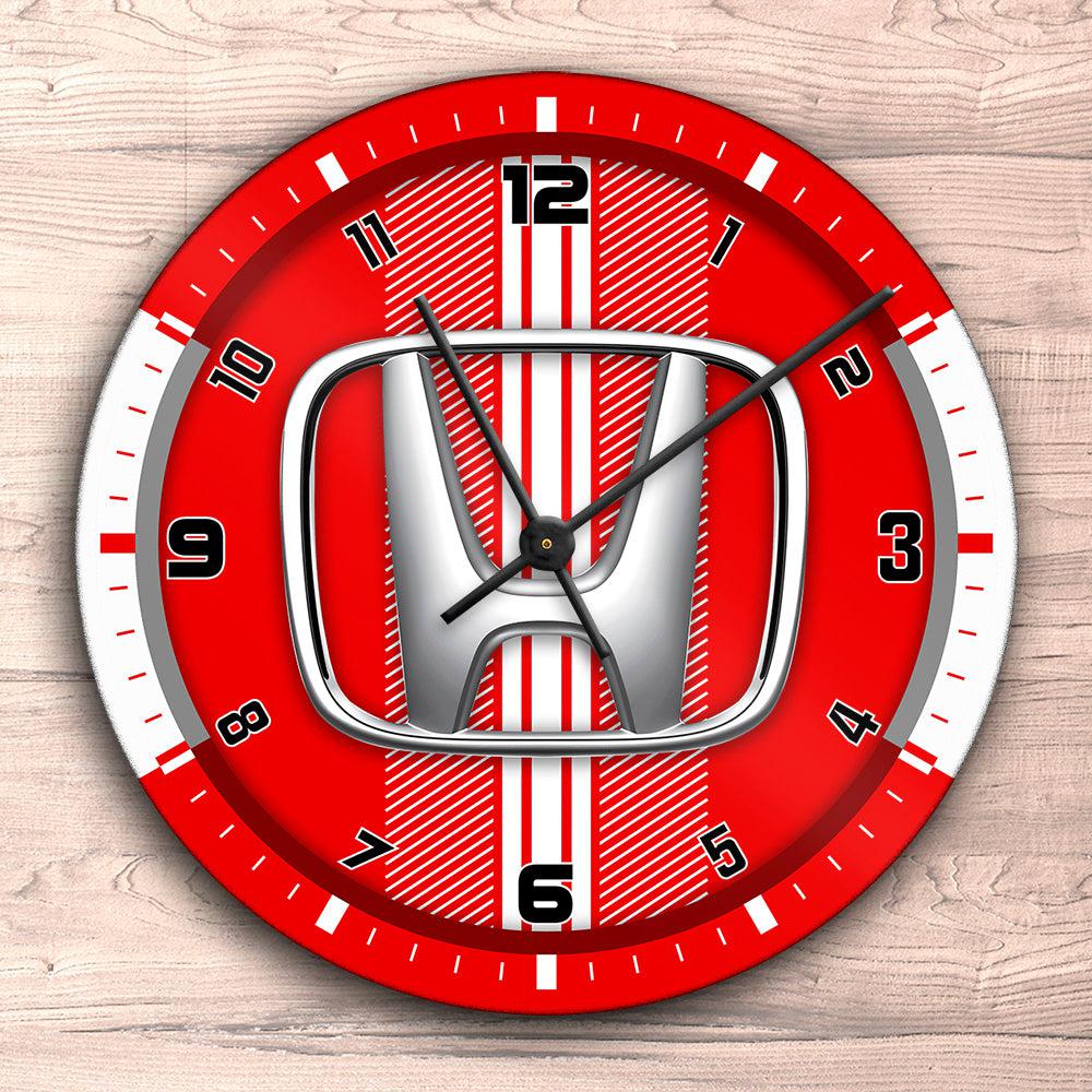 Honda Vægur Rundt-Clock-Honda-Garage Culture Shop- garage - man cave - merchandise