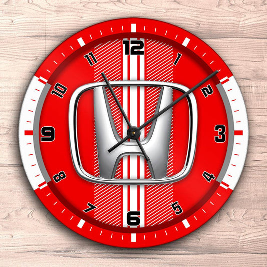 Honda Vægur Rundt-Clock-Honda-Garage Culture Shop- garage - man cave - merchandise