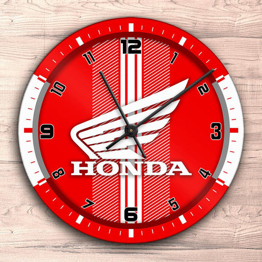 Honda Vægur Rundt-Clock-Privat-Garage Culture Shop- garage - man cave - merchandise