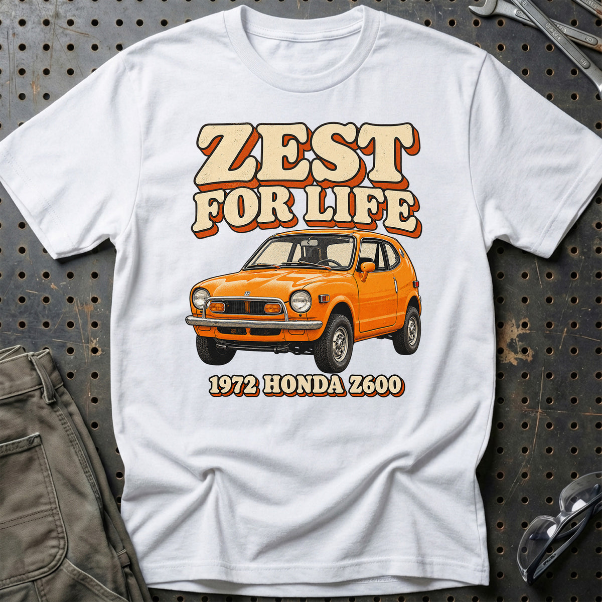 
Honda Z600 1972 – Zest for Life T-Shirt – Hvid