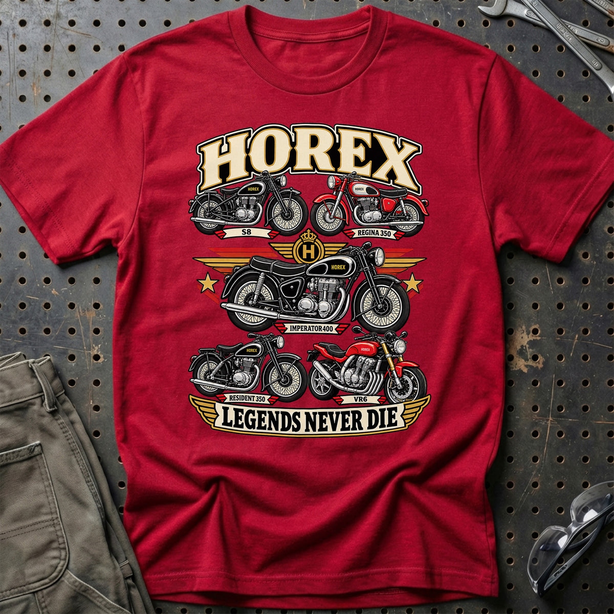 
Produktbillede af Horex Legends Never Die T-Shirt