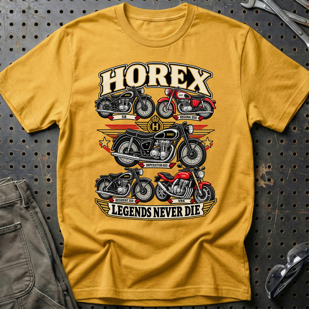 
Produktbillede af Horex Legends Never Die T-Shirt