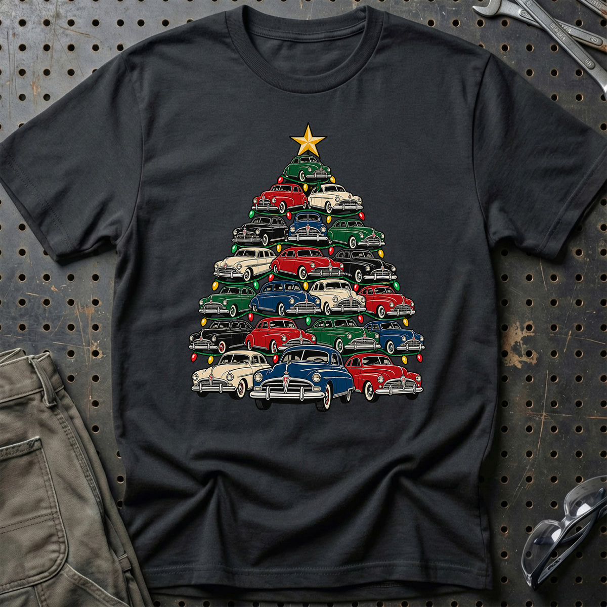 
Hudson Juletræ Christmas Tree Unisex T-Shirt – Sort – print foran