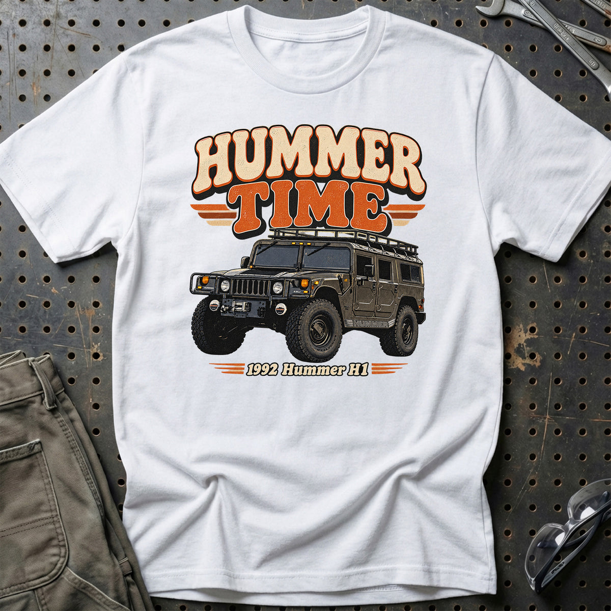 
Hummer H1 1992 – Hummer Time T-Shirt – Hvid