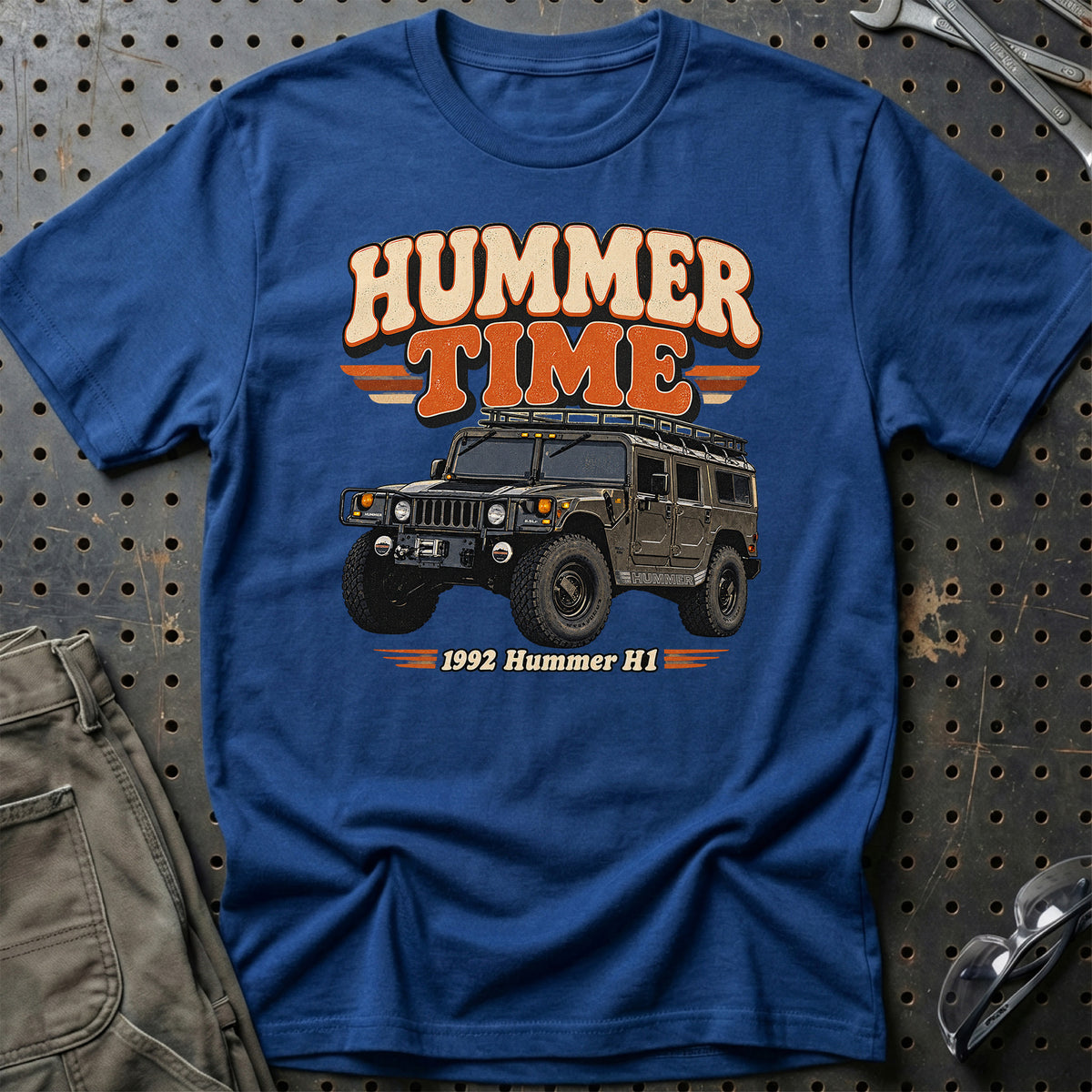 
Hummer H1 1992 – Hummer Time T-Shirt – Blå Royal