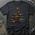Hummer Juletræ T-Shirt-Beklædning-Hummer-Sort-S-Garage Culture Shop- garage - man cave - merchandise