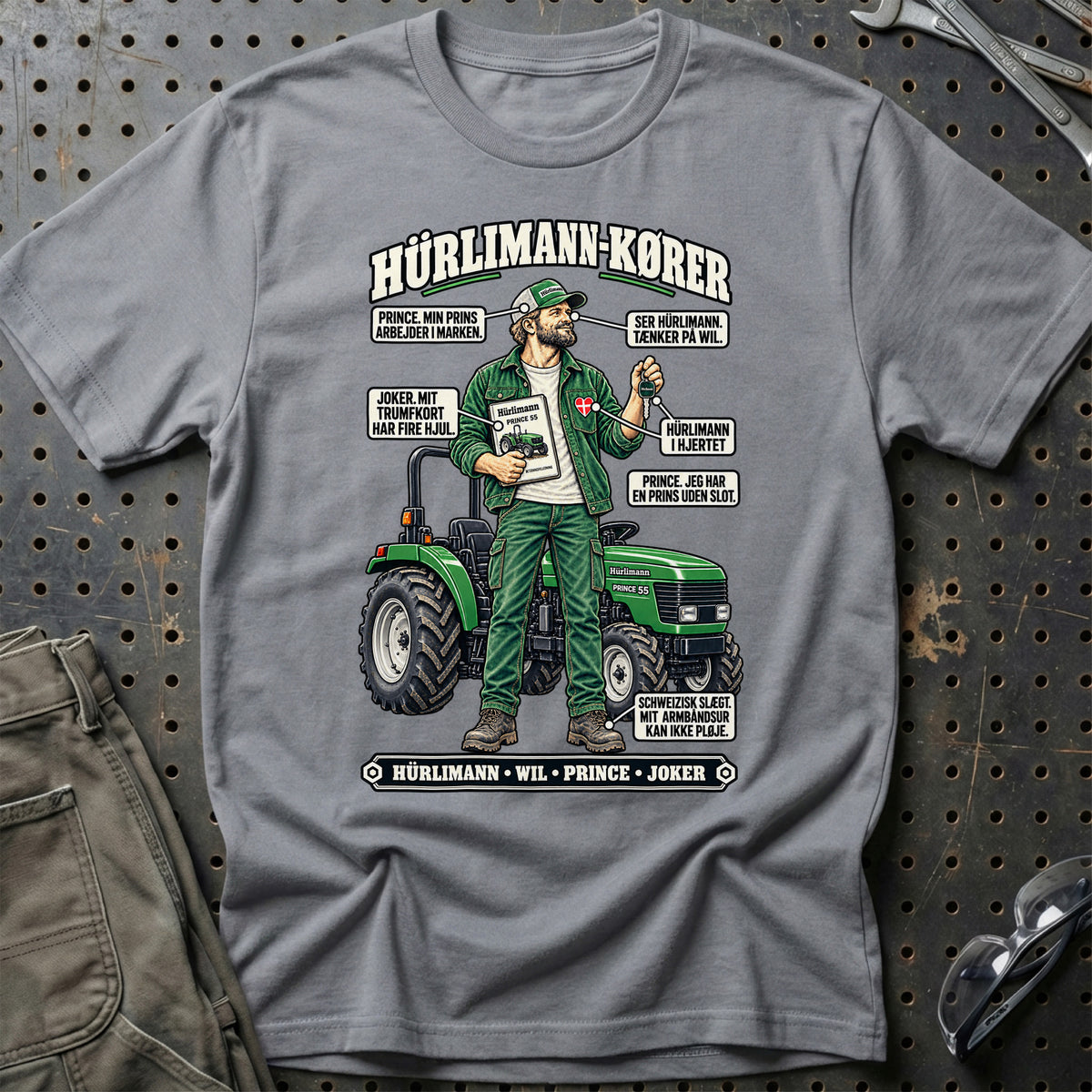 
Hürlimann-Kører T-Shirt – Grå Sport