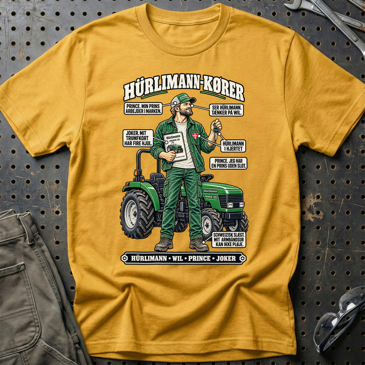 
Hürlimann-Kører T-Shirt – Guld