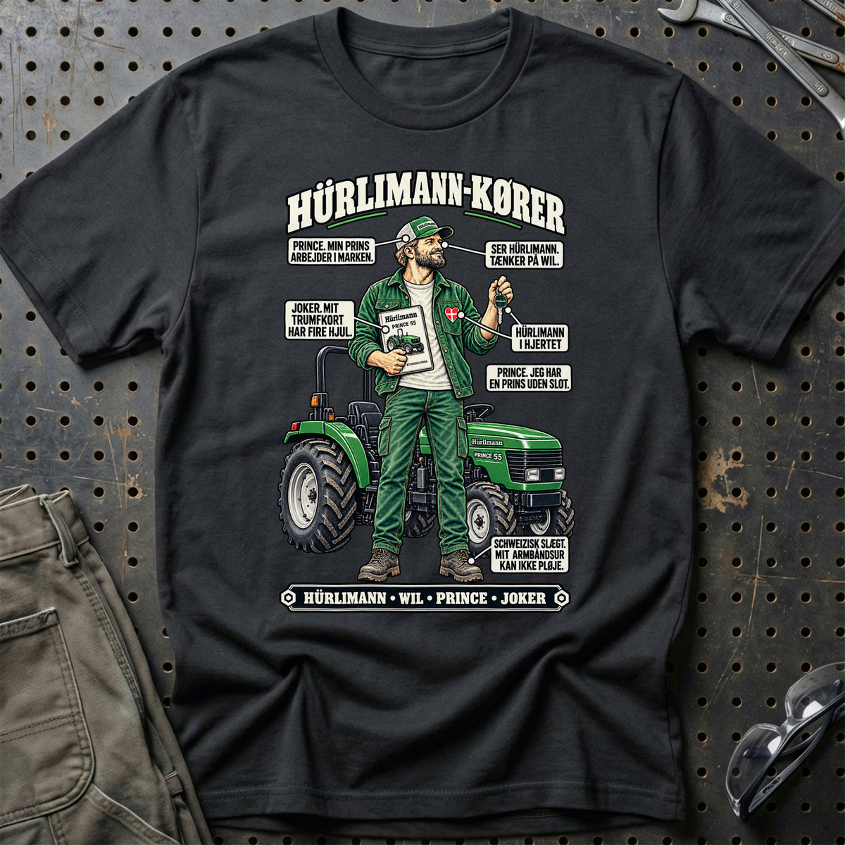 
Hürlimann-Kører T-Shirt – Sort
