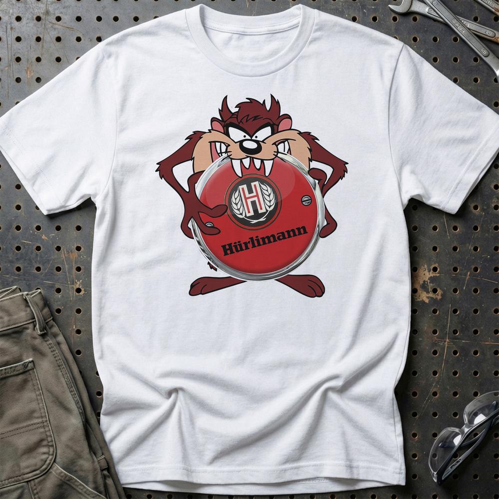 Hurlimann TAZ T-Shirt-Beklædning-Hurlimann-Hvid-S-Garage Culture Shop- garage - man cave - merchandise