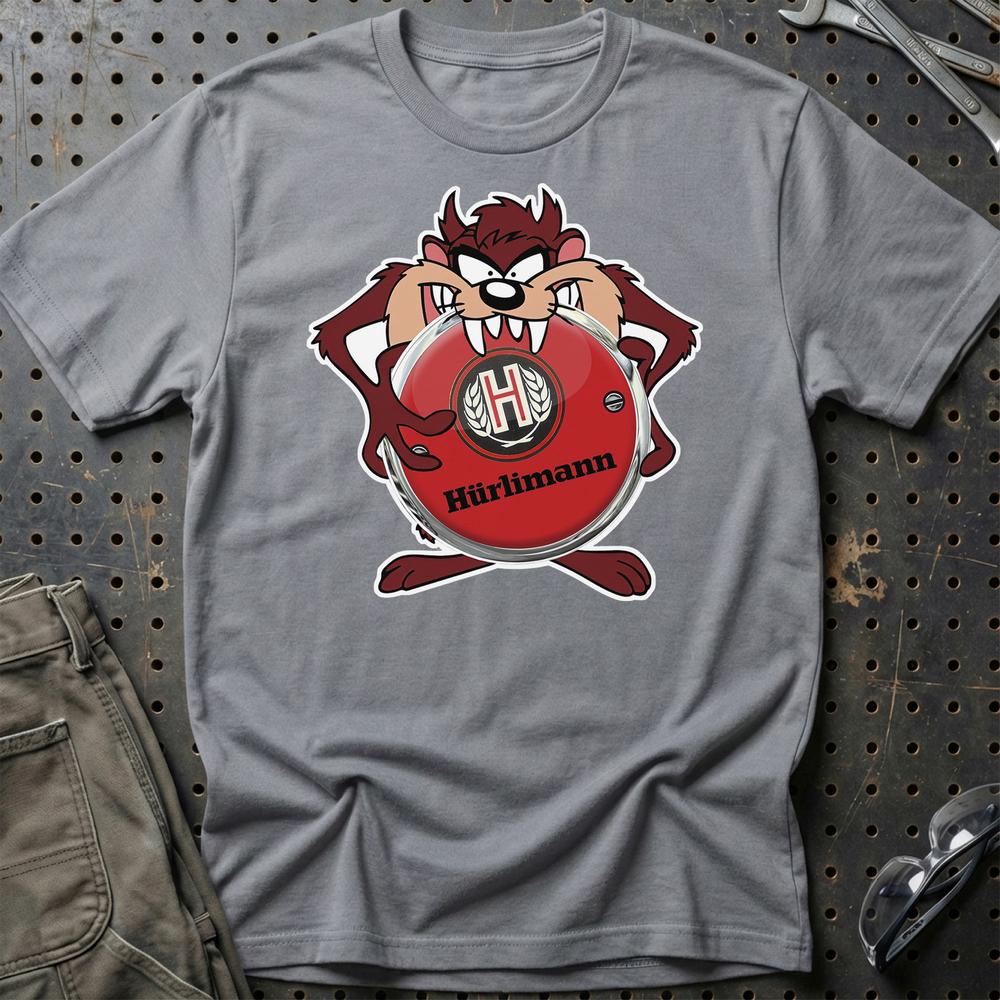 Hurlimann TAZ T-Shirt-Beklædning-Hurlimann-Grå Sport-S-Garage Culture Shop- garage - man cave - merchandise