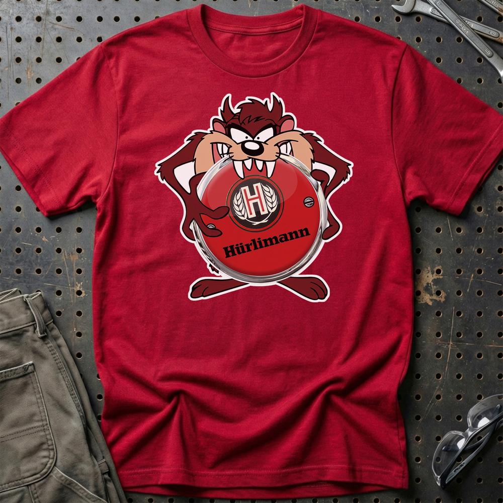Hurlimann TAZ T-Shirt-Beklædning-Hurlimann-Rød-S-Garage Culture Shop- garage - man cave - merchandise