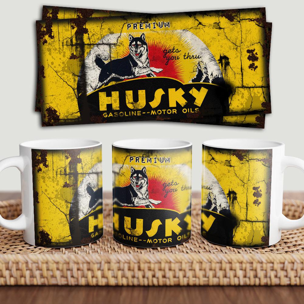 Husky Motorolie Keramisk Krus-Krus-Motorolie-Garage Culture Shop- garage - man cave - merchandise