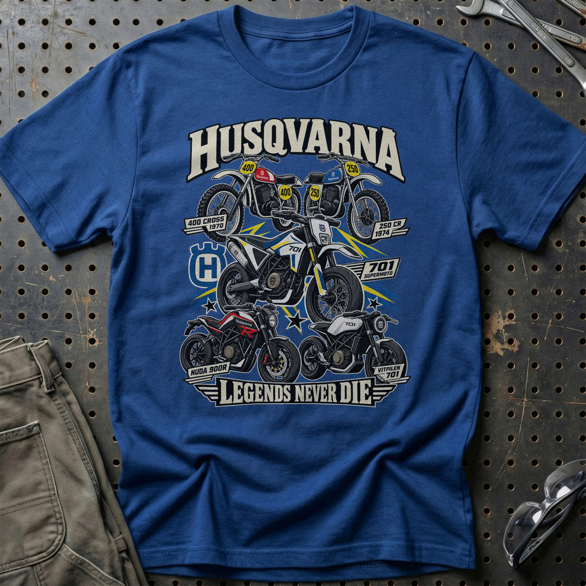 
Produktbillede af Husqvarna Legends Never Die T-Shirt