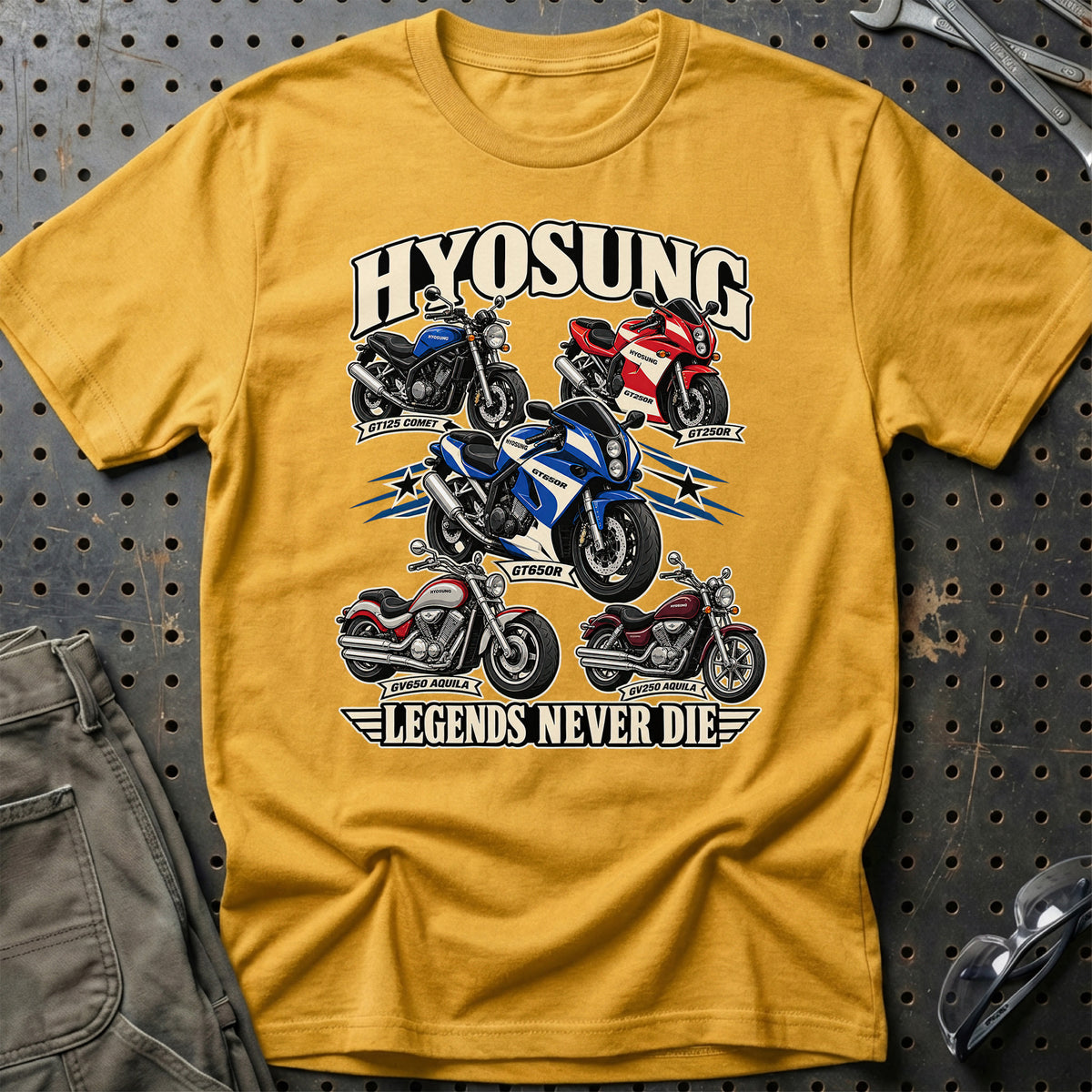 
Produktbillede af Hyosung Legends Never Die T-Shirt