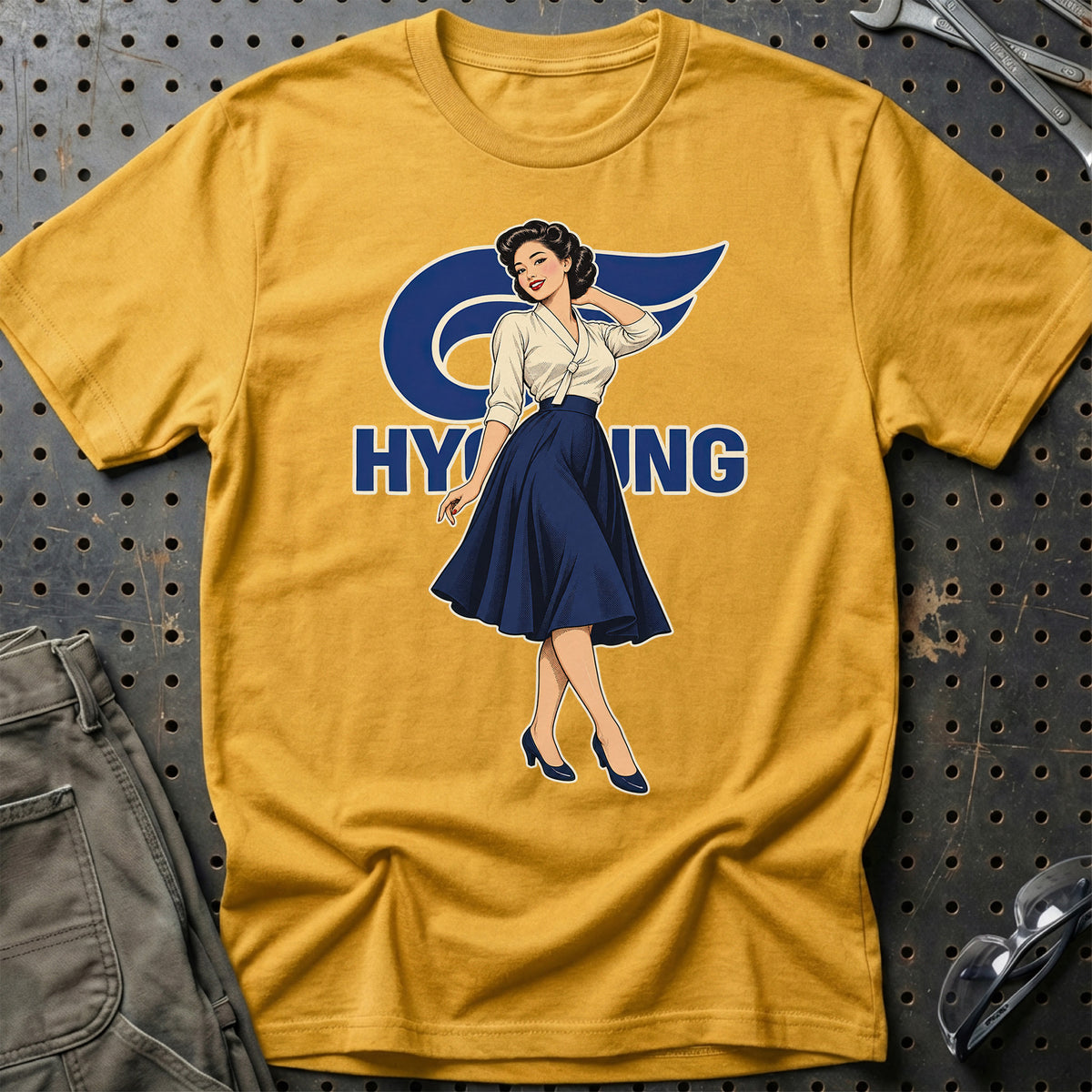 
Produktbillede af Hyosung Retro Pinup T-Shirt